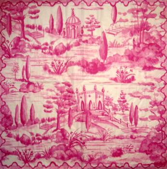 150 Mittelmeer - 3-lagig (rosa) - Caspari